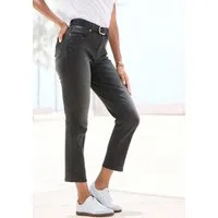 LASCANA Ankle-Jeans mit Stretchanteil, elastische Jeans in gerader Passform