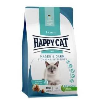 HAPPY CAT Care Trockenfutter Katze Adult, Magen & Darm 4 kg