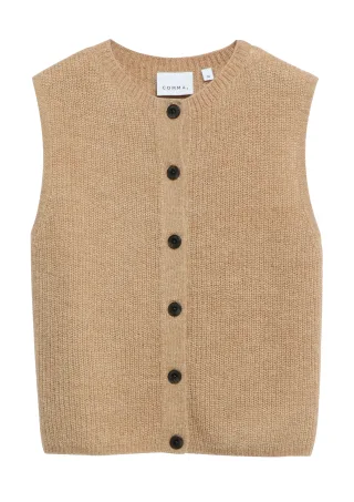 comma - Strickjacke braun - Gr. - 42