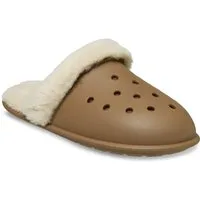 Crocs Classic Fuzz Scuff Pantoffel Hausschuh, Clog mit Warmfutter