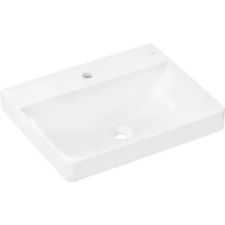 hansgrohe Xelu Q Waschtisch 60317450 600x480mm, mit Hahnloch, ohne Überlauf, weiß