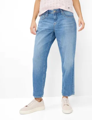 Brax Damen Five-Pocket-Hose Style MILEY S USED LIGHT BLUE, hellblau, Gr. 46