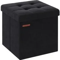 SONGMICS Sitzhocker sitzbank, Aufbewahrungsbox mit Deckel, bis 130/300 kg belastbar
