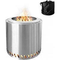 relaxdays Feuerschale ohne Rauch Ø 38 cm