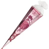 Roth Schultüte Roth Schultüte Ballerina Glitter eckig Tüllverschluss Rüschenborte