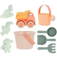 suebidou Sandform-Set Sand-Spielzeug 9 teilig verschiedene Farben, nachhaltig, kreativ