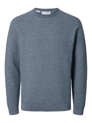 Selected - Strickpullover blau - Gr. - XXL