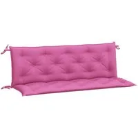 vidaXL Sitzauflage Gartenbank-Auflagen 2 Stk. Rosa 150x50x7 cm Stoff, (2 St)