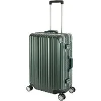 Travelhouse Hartschalen-Trolley London, 4 Rollen, Polycarbonat-Hartschale Aluminium-Rahmen TSA-Schloss Schnappverschluss