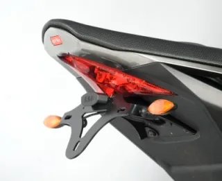 R&amp;G Kennzeichenhalter Heckumbau Aprilia RS 125 / RS4 125 / RS4 50 Bj. 2011-2022 eintragungsfrei