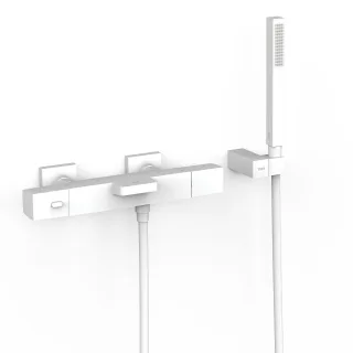 Tres Wannenthermostat Aufputz Over wall Anti Kalk Messing Handbrause , 19017469BM 19017469BM