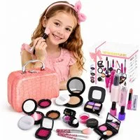 ibettertec Kreativset Make-up-Spielzeug,Lernspielzeug spielzeuge für MädchenKreativset, (22-St), Realistisches Make-up-Spielset, 22-tlg., Kinder Rollenspiel Set), waschbares Zubehör Makeup Spielzeug Kreativset
