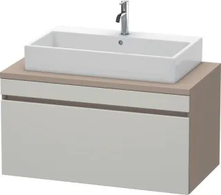 Duravit DuraStyle Konsolenwaschtischunterbau wandhängend Betongrau & Basalt Matt 1000x548x512 mm - D DS531400743