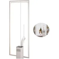 Agger Türdichtband Türabdichtung für Mobile Klimaanlage 90x210 cm - ohne Bohren, (1-St), Balkontür Fensterabdichtung mit Reißverschluss, Hot Air Stop