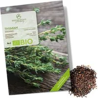 Growgreens Kräutersamen BIO Thymian Samen - Heilkräuter Saatgut aus bio. Anbau (400 Korn)