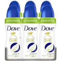 DOVE / UNILEVER Deo-Spray 6x Dove Advanced Care Deodorant Anti-Transpirant Original, 100ml, 6-tlg., komprimiert