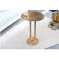 riess-ambiente Beistelltisch ELEGANCE 60cm gold (Einzelartikel, 1-St), Wohnzimmer · Aluminium-Metall · rund · handmade · Modern Design