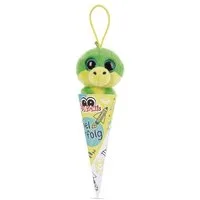 Nici Schultüte Glubschis Kuscheltier Anhänger 9 cm, Drache McDamon Schlüsselanhänger, als Back to School Geschenk, mit großen Glitzeraugen