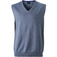Daiber Pullunder JN 657 Herren V-Neck Pullunder Leichte Strickqualität