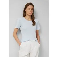 s.Oliver Kurzarmshirt T-Shirt T-Shirt aus Interlockjersey im Slim Fit