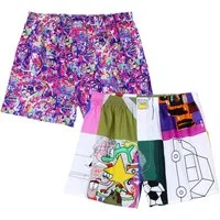 Lousy Livin Boxershorts Lousy Livin 2-Pack Boxershorts Ecstasy & Brötchen (Boxershorts, Boxershorts)