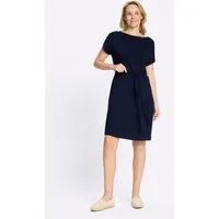 Sieh an! Jerseykleid Jersey-Kleid Kurzarm