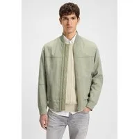 BOSS ORANGE Lederjacke Johice aus weichem Ziegennappaleder Premium Herrenmode Leather Blouson Bomber