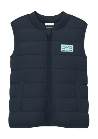 s.Oliver - Outdoor-Weste blau - Gr. - 86