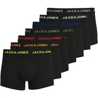 Jack & Jones Retro Boxer 7er Pack Jacbasic (Spar-Set) Retro Short / Pant - Baumwolle - ohne Eingriff - Atmungsaktiv