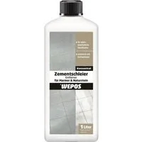 WEPOS CHEMIE GMBH Zementschleier Entferner für Marmor & Naturstein 1 L Konzentrat Steinbodenreiniger (Schonend und zugleich hochwirksam)