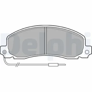 Delphi Bremsbel?ge vorne Opel Arena Renault Trafic