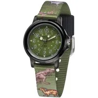 Jacques Farel Quarzuhr Dinosaurieruhr, KSB 989, Armbanduhr, Kinderuhr, ideal auch als Geschenk, mit Dinosauriermotiv