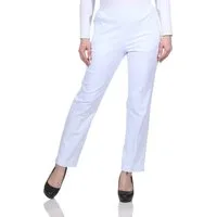 Alica Collection Schlupfhose Classic Freizeithose Damen Basics Businesshose mit Stretch - Kurzgröße Elastischer Gummibund seitlich und hinten, Basic, Klassisch
