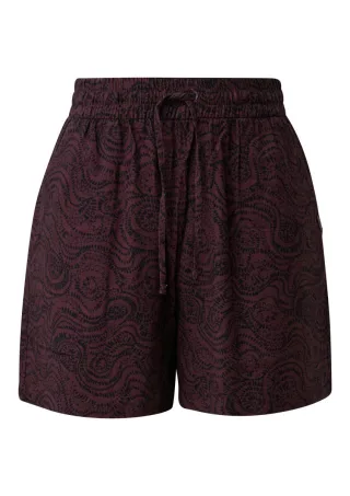 Q/S designed by - Shorts mit Kordelzug rot/schwarz - Gr. - 36