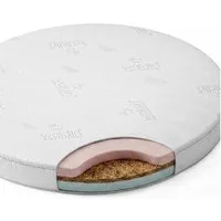 Babymatratze Kokosmatratze klein, für kleines Babybett 7in1 OWAL, Waldin, 10 cm hoch