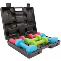 GORILLA SPORTS Gymnastikhantel Aerobic Hantelkoffer 12 kg