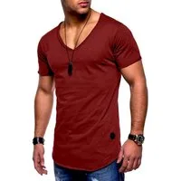 behype T-Shirt NUKE (1-tlg) mit V-Ausschnitt