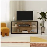 Decortie TV-Ständer ECHO, (bis 40 Zoll, Eck-Fernsehschrank 40 Zoll, 98 x 37 x 45 cm, Metallrahmen)