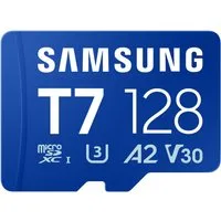 Samsung T7 Speicherkarte (128 GB, Video Speed Class 30 (V30), 170 MB/s Lesegeschwindigkeit)
