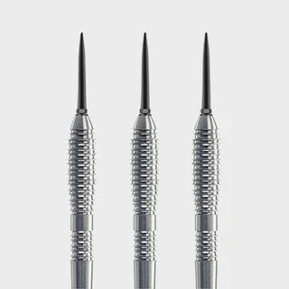 Steel Dart Barrel Tropfen Grip3 V1 - Silber / 21g