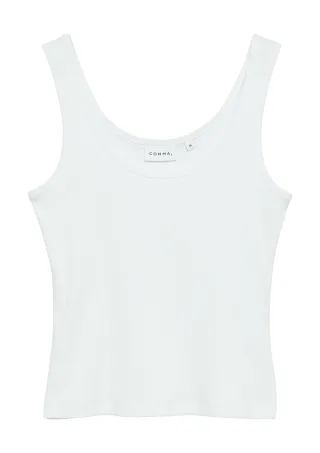 comma - T-Shirt weiß - Gr. - 44