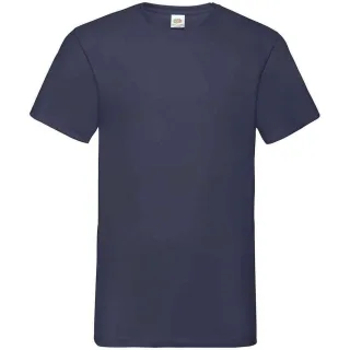 Fruit of the Loom - "Valueweight" T-Shirt V-Ausschnitt für Herren (Marineblau)