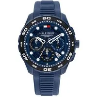 Tommy Hilfiger Chronograph TH-REGATTA 1792232, Quarzuhr, Armbanduhr, Herrenuhr, Silikonarmband, analog, Tag