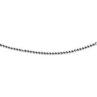 DUR Kette ohne Anhänger DUR Schmuck: Kette "Kugel, dünn geschliffen" 925er Silber K2463