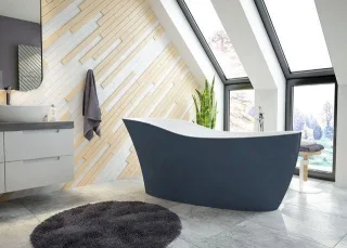 Hoesch Badewanne Namur Lounge 1900x900 freistehend Solique 4493.112305