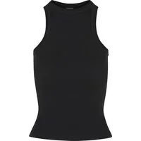 URBAN CLASSICS Muskelshirt Urban Classics Damen Ladies Racer Back Rib Top (1-tlg)