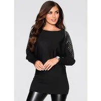 bonprix Strickpullover kuschelweiches Material, bequeme Passform, breites Bündchen