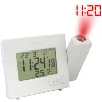 Miraval Funkwecker Miraval Funk-Projektionswecker Funkwecker USB 2 Alarme Temperatur Projektion, Funkwecker, Snooze, USB-Ladefunktion