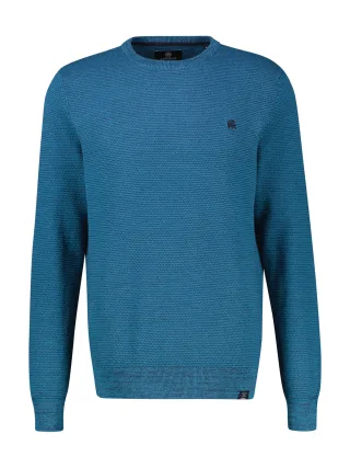 LERROS - O-NECK BUENDCHEN swedish blue - Gr. - L