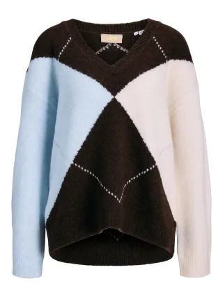 JJXX - JXESME V-NECK KNIT Bracken - Gr. - L